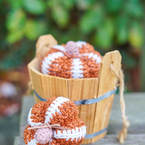 Haakpatroon decoratieve pompoenen