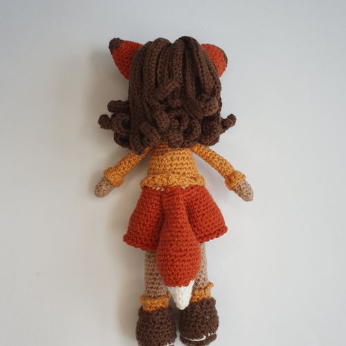 Vossenmeisje Viv - amigurumi