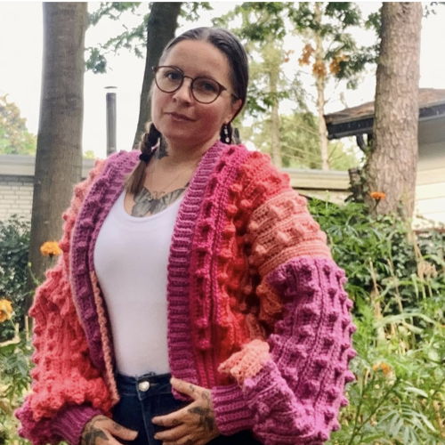 Crochet Bobble Cardigan Pattern