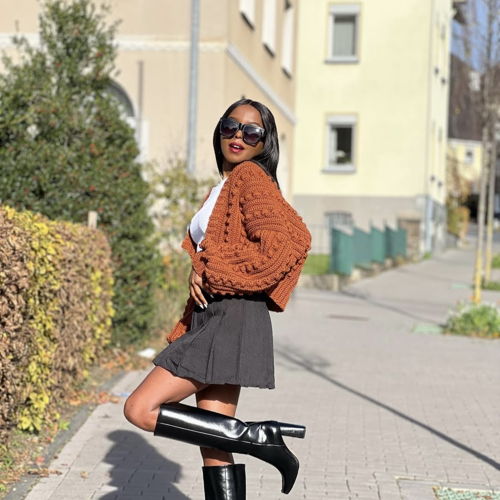 Crochet Bobble Cardigan Pattern