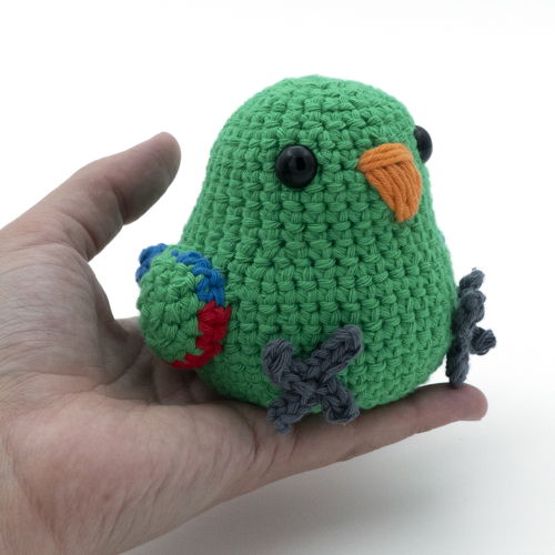 Amigurumi Eclectus Parrot